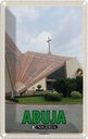 Blechschild 30x20 cm Abuja Nigeria Nationalkirche Bildmotiv Reisemotiv Abenteuer Reisen Urlaub