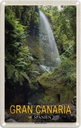 Blechschild 30x20 cm Gran Canaria Urlaub Spanien Barranco del Laurel Bildmotiv Reisemotiv Abenteuer Reisen