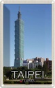 Blechschild 30x20 cm Taipei Taiwan 101 Wolkenkratzer Bildmotiv Reisemotiv Abenteuer Reisen Urlaub