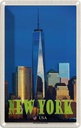 Blechschild 30x20 cm New York Reisen Urlaub USA One World Trade Center Bildmotiv Reisemotiv Abenteuer