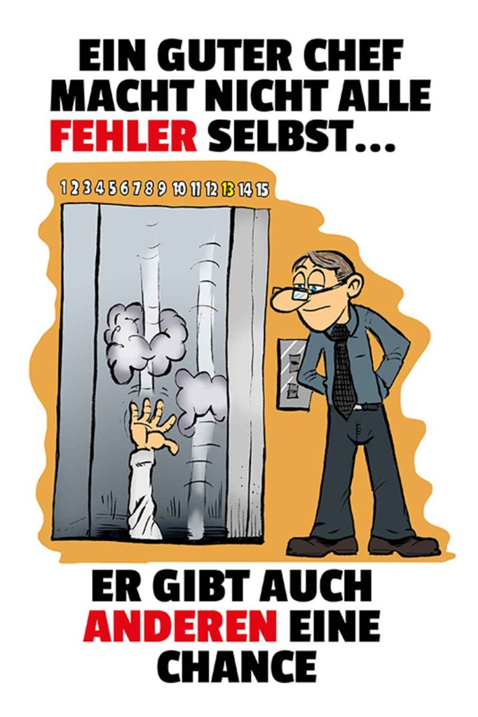 Holzschild 30x20 cm Guter Chef Fehler nicht selbst Beruf Arbeit