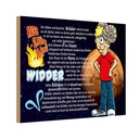 Holzschild 20x30 cm Sternzeichen Widder Planet Mars Dekoration