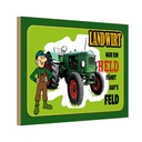 Holzschild 20x30 cm Landwirt Nur ein Held fährt Feld Beruf Arbeit