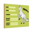 Holzschild 20x30 cm Pferd Traber Angaben Name Besitzer Tier Haustier