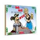 Holzschild 20x30 cm Alkohol sei lieb nett zu deinem Weib
