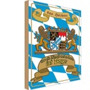 Holzschild 30x20 cm höchste was Mensch werden Bayer Deutschland
