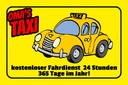 Holzschild 20x30 cm Oma`s Taxi 24 Stunden 365 Tage Opa Oma