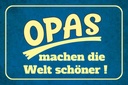 Holzschild 20x30 cm Opas machen die Welt schöner Opa Oma