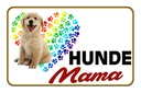 Holzschild 20x30 cm Hunde Mama Herz Tier Haustier