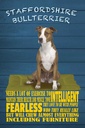 Holzschild 30x20 cm Staffordshire Bullterrier Hund Tier Haustier