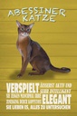 Holzschild 30x20 cm Abyssinian Katze verspielt Tier Haustier