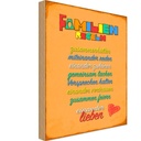 Holzschild 30x20 cm Familien Regeln Familie Freunde