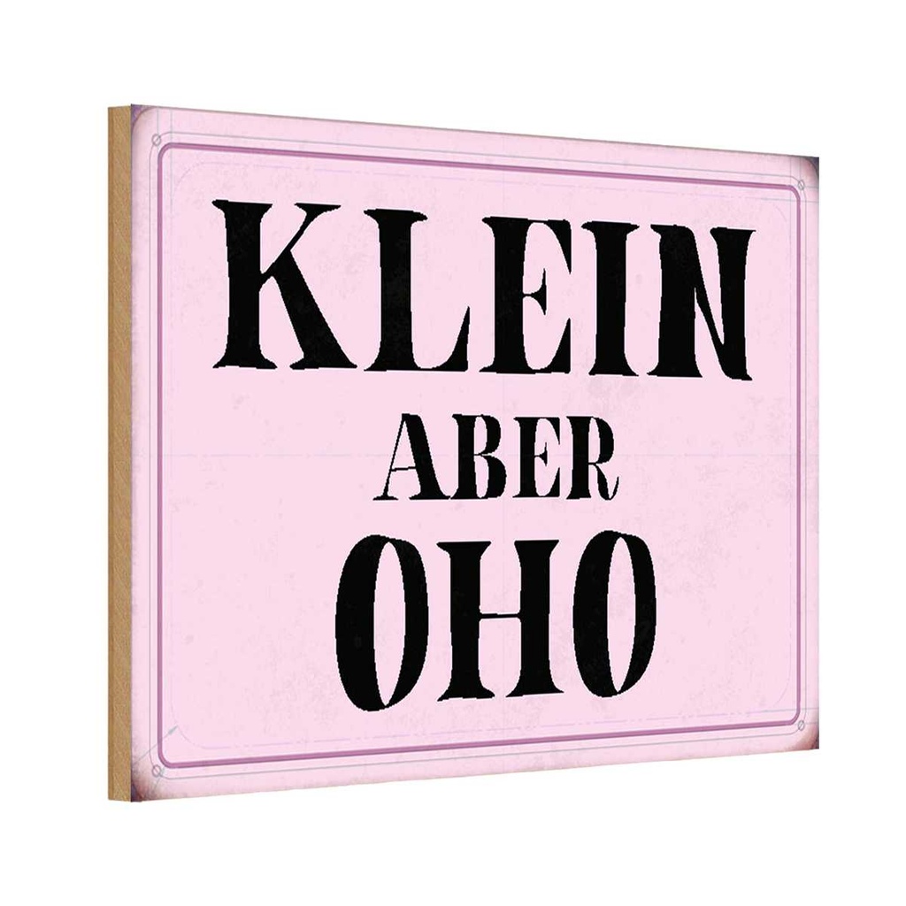 Holzschild 20x30 cm klein aber Oho Geschenk