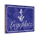 Holzschild 20x30 cm Liegeplatz Anker Segel Boot Warnschild Hinweisschild