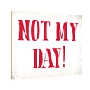 Holzschild 20x30 cm Not my Day nicht mein Tag Dekoration
