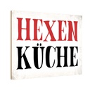 Holzschild 20x30 cm Hexen Küche Kochen