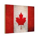 Holzschild 20x30 cm Kanada Fahne Flagge Wappen