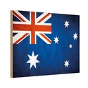 Holzschild 20x30 cm Australien Fahne Flagge Wappen