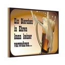 Holzschild 20x30 cm Bierchen Ehren keine verwehren