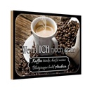Holzschild 20x30 cm Kaffee bald Blutgruppe Arabica Essen Trinken