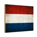 Holzschild 20x30 cm Niederlande Holland Fahne Flagge Wappen