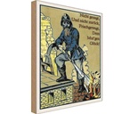 Holzschild 30x20 cm Feuerwehrmann nicht gezagt und Beruf Arbeit