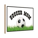 Holzschild 20x30 cm Fußball Soccer Mom Mutter Sport Hobby