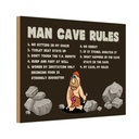 Holzschild 20x30 cm man cave rules Männer Regeln Frauen