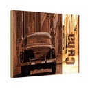 Holzschild 20x30 cm Cuba Auto Garage Werkstatt