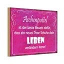 Holzschild 20x30 cm Aschenputtel Schuhe ändern Leben