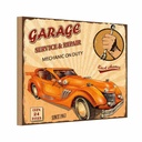 Holzschild 20x30 cm Garage Service mechanic on duty Auto Werkstatt