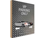 Holzschild 30x20 cm Parken VIP parking only Warnschild Hinweisschild