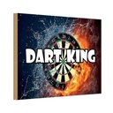 Holzschild 20x30 cm Darts Dart King Sport Hobby