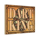 Holzschild 20x30 cm Dart King Sport Hobby