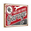 Holzschild 20x30 cm Garage parts service Auto Teile Werkstatt