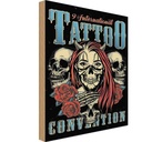 Holzschild 30x20 cm Tattoo International Tatoo Sport Hobby