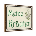 Holzschild 20x30 cm meine Kräuter Geschenk