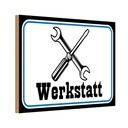 Holzschild 20x30 cm Werkstatt Reparatur Auto Garage