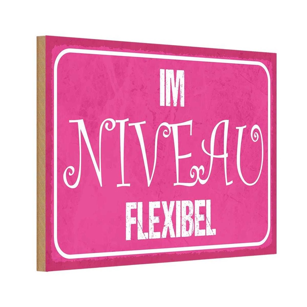 Holzschild 20x30 cm Im NIVEU flexibel Dekoration