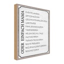 Holzschild 30x20 cm Mama Familienmanagerin Freundin Spruch Zitat
