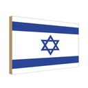 Holzschild 20x30 cm Israels Israel Flagge Fahne Wappen
