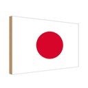 Holzschild 20x30 cm Japans Japan Flagge Fahne Wappen