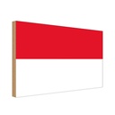 Holzschild 20x30 cm Monacos Monaco Flagge Fahne Wappen