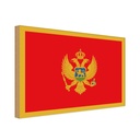 Holzschild 20x30 cm Montenegros Montenegro Flagge Fahne Wappen