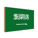 Holzschild 20x30 cm Saudi-Arabien Saudi Arabia Flagge Fahne Wappen