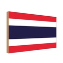 Holzschild 20x30 cm Thailands Thailand Flagge Fahne Wappen