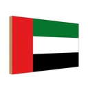 Holzschild 20x30 cm Vereinigten Arabischen Emirate Flagge Fahne Wappen
