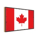 Holzschild 20x30 cm Kanadas Canada Flagge Fahne Wappen