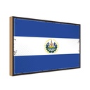 Holzschild 20x30 cm El Salvadors Salvador Flagge Fahne Wappen