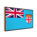 Holzschild 20x30 cm Fidschis Fiji Flagge Fahne Wappen